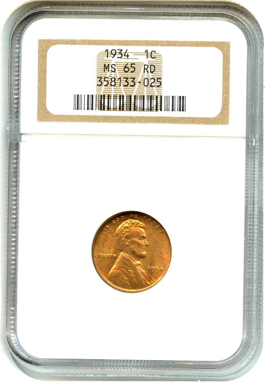 1934 1c MS RD MS65 RD thumbnail 17