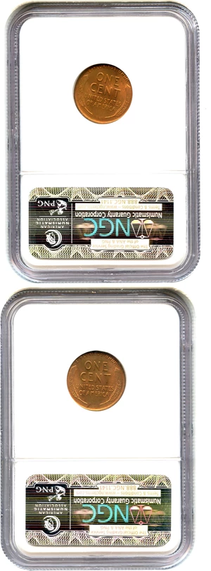 image for: Investor Lot of 1935-D 1c: All NGC MS66 RB (2 Coins)