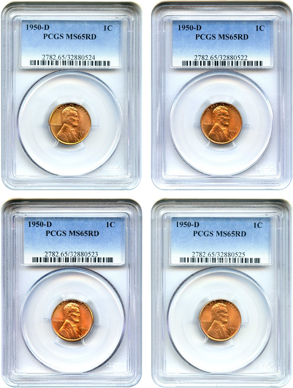 1950-D 1c MS RD MS65 RD CAC thumbnail 15