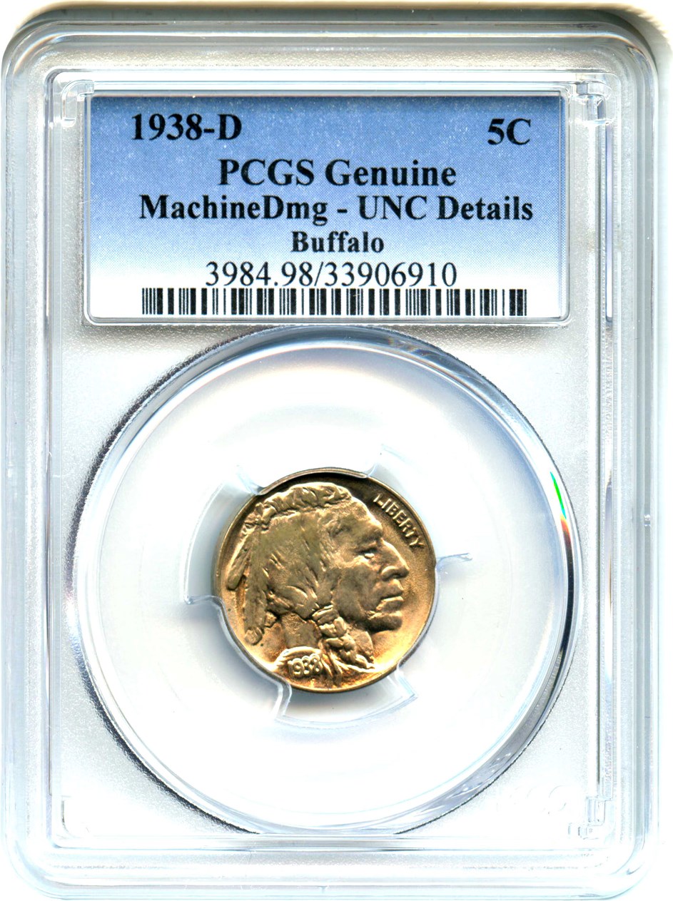 1938-D 5c Buffalo VG10 thumbnail 7