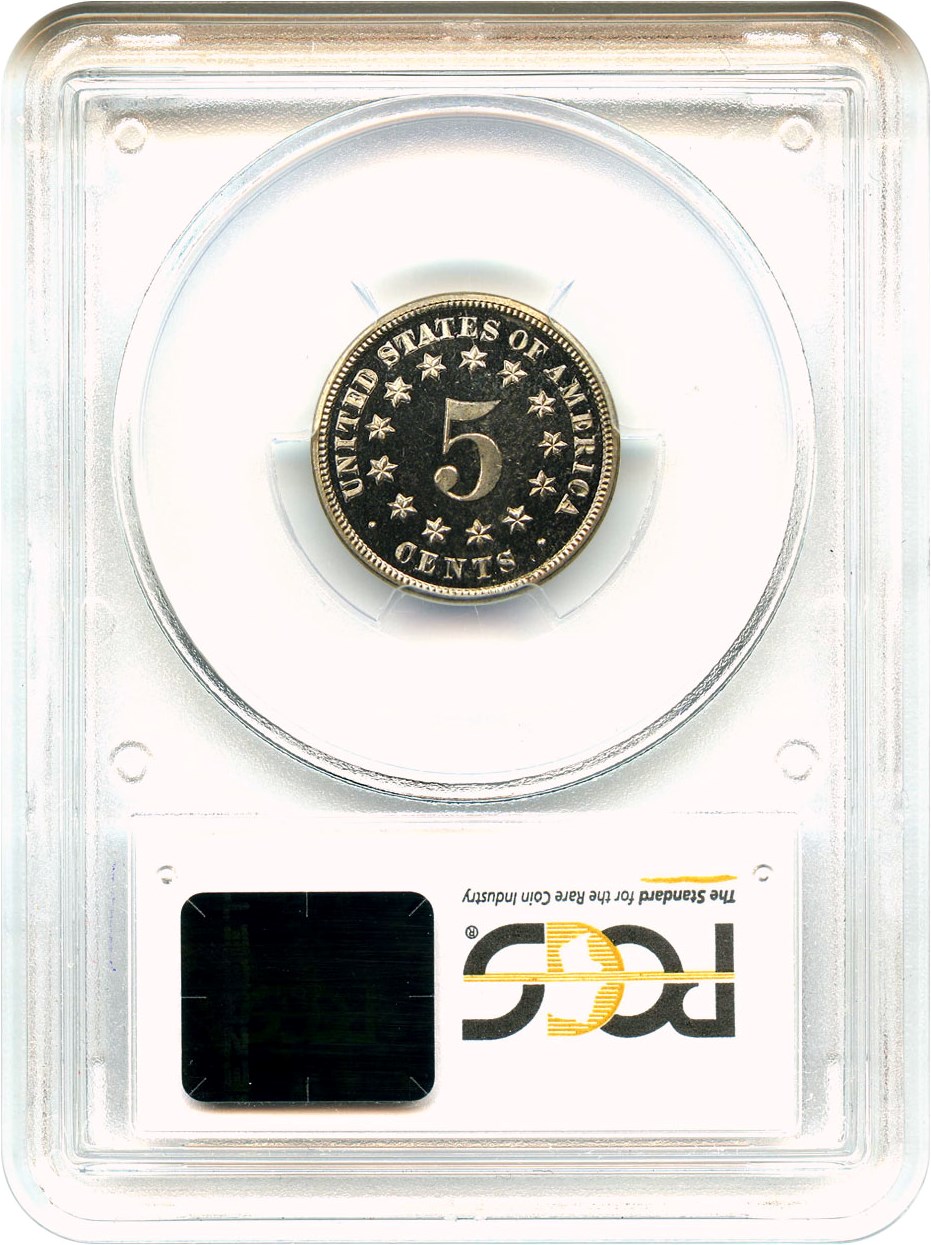 image for: 1871 5c PCGS/CAC Proof 66 DCAM