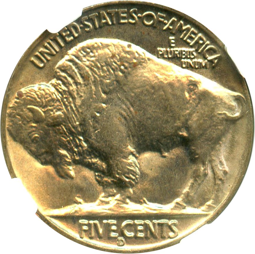 1938-D/D 5c Buffalo VG10 CAC thumbnail 10