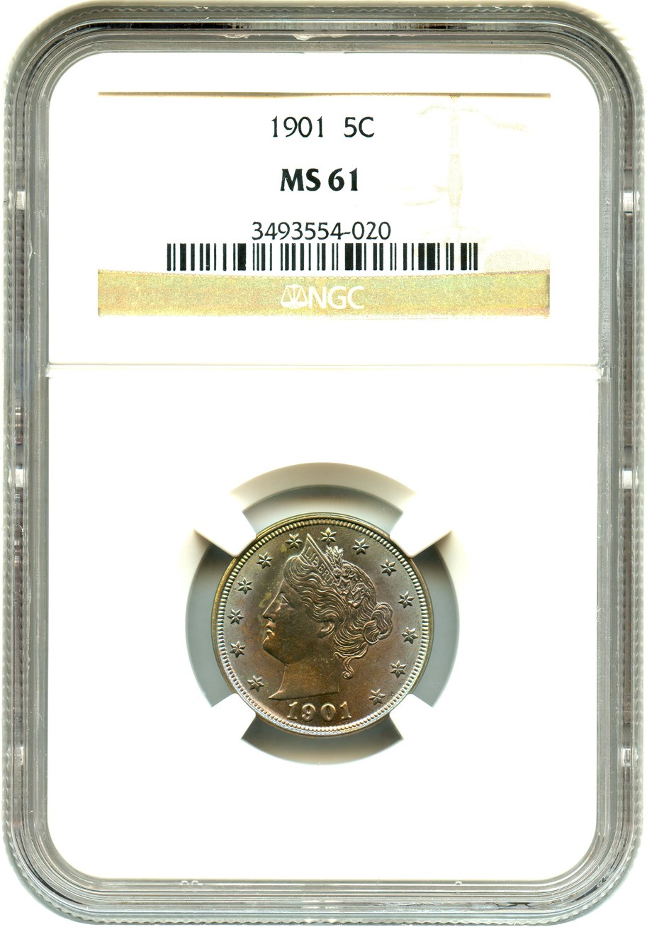 1901 5c MS61 thumbnail 5