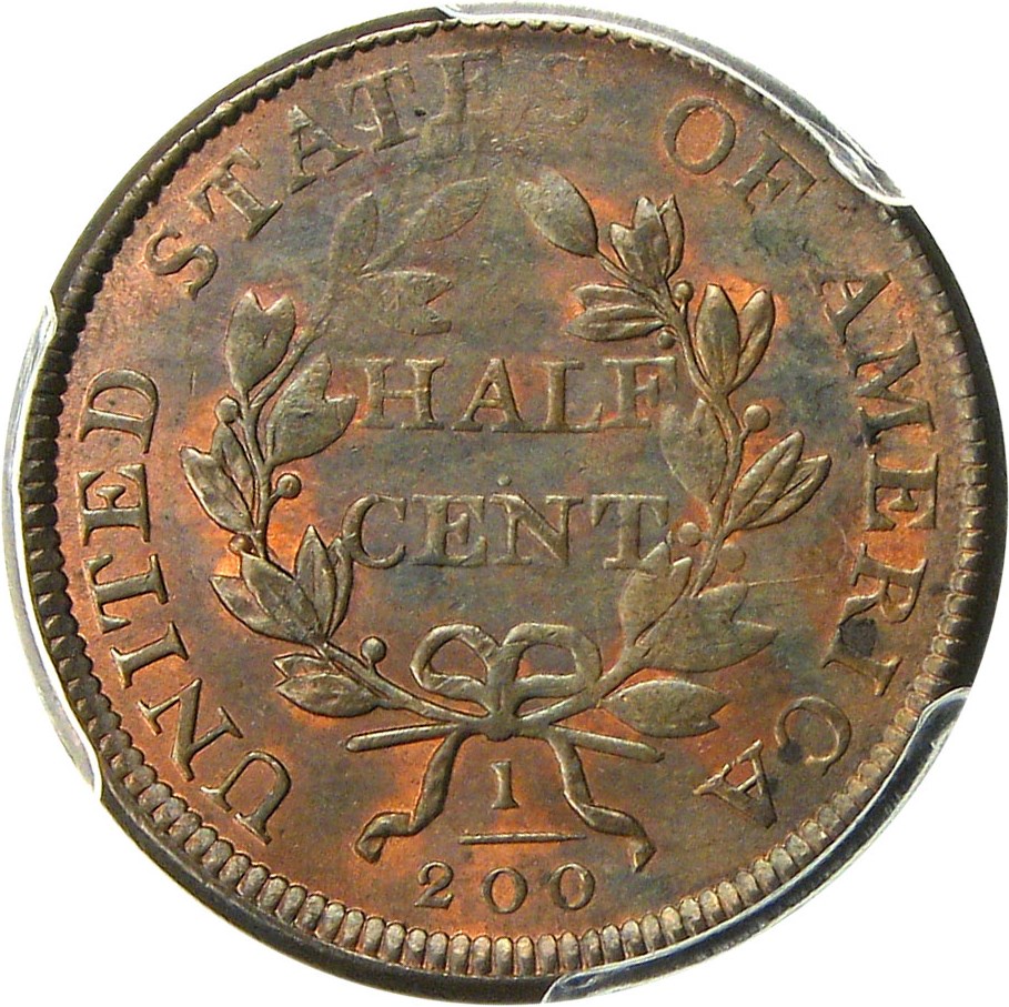 1806 1/2c Large 6, Stems MS RB MS61 RB thumbnail 6