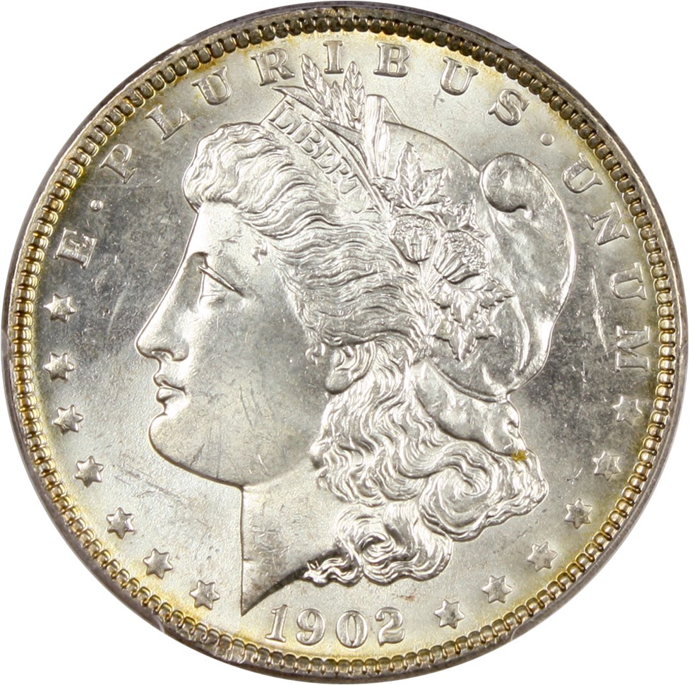 1902 $1 PCGS Genuine UNC Details Altered Surfaces