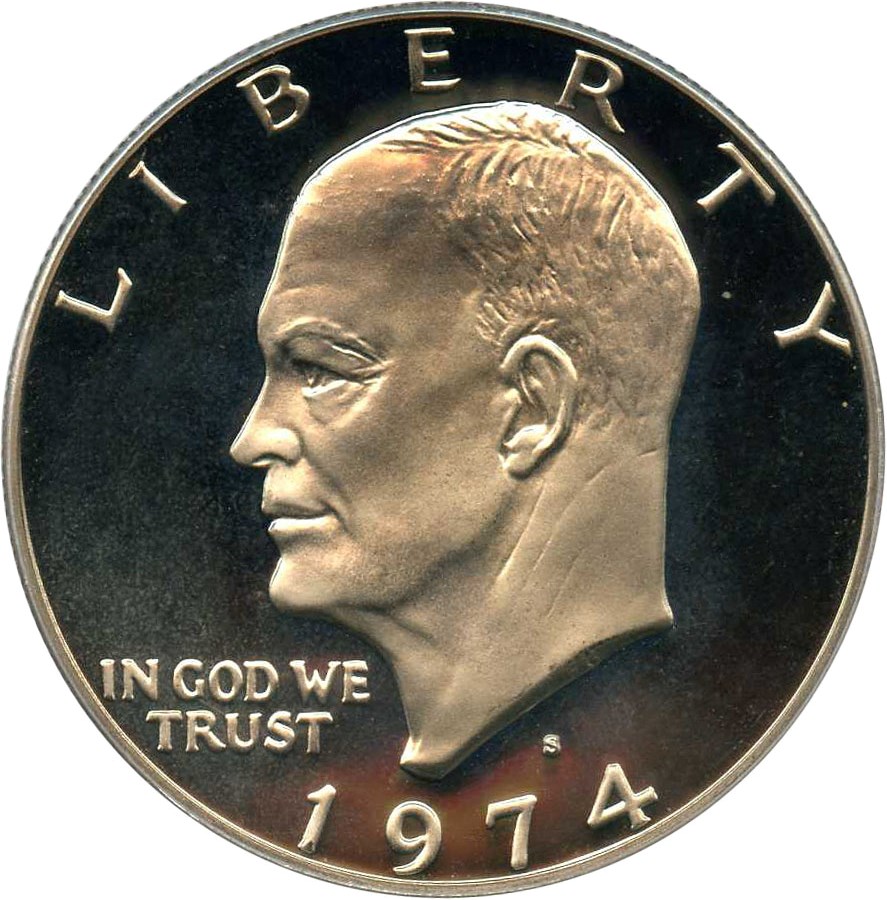 1974-S $1 PCGS Proof 69 DCAM (Clad)