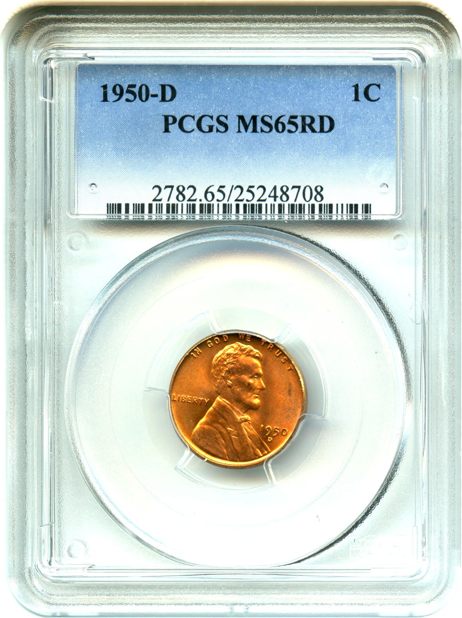 1950-D 1c MS RD MS65 RD CAC thumbnail 19