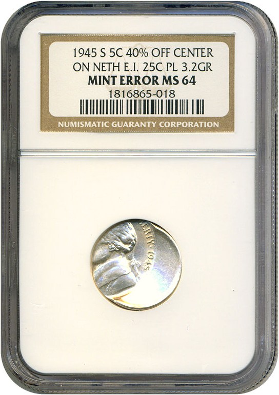 1945-S 5c Silver MS61 thumbnail 21
