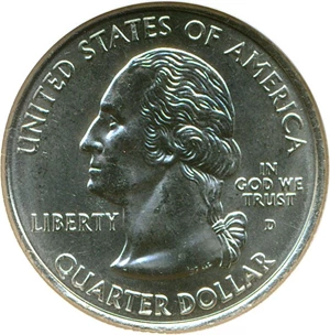 image for: 2004-D Wisconsin 25c NGC MS66