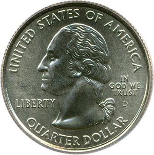 image for: 2004-D Michigan 25c PCGS MS66