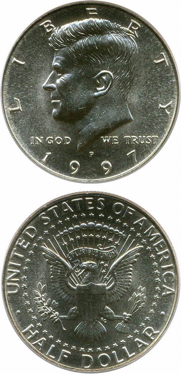 image for: 1997-P 50c PCGS MS67