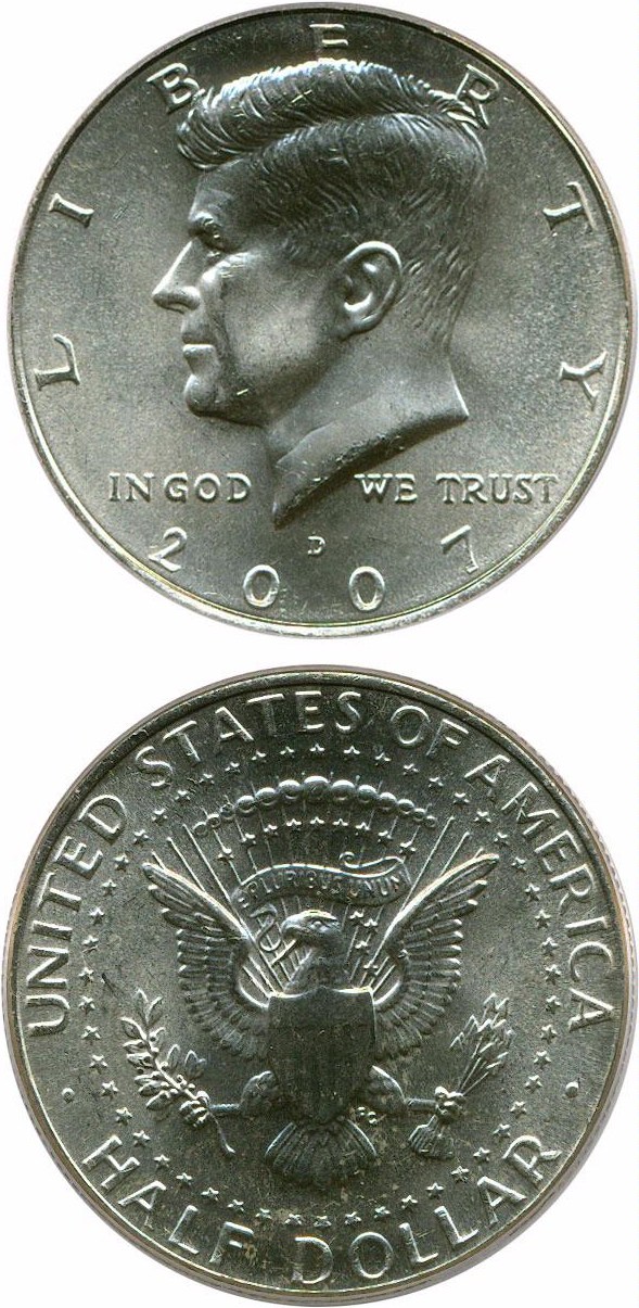 image for: 2007-D 50c PCGS MS66