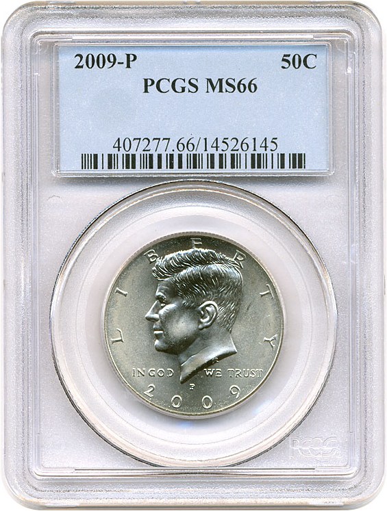 image for: 2009-P 50c PCGS MS66