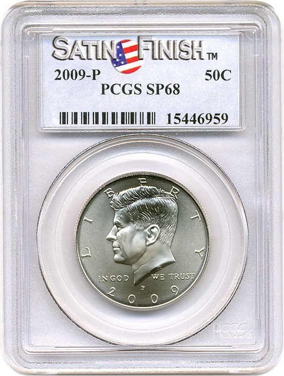 image for: 2009-P 50c PCGS SP68 (Satin Finish)