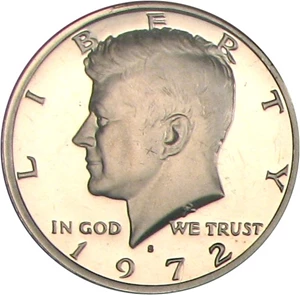image for: 1972-S 50c NGC Proof 69 Cameo