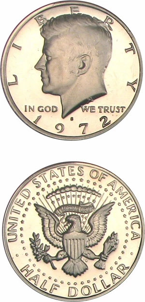 image for: 1972-S 50c NGC Proof 69 Cameo