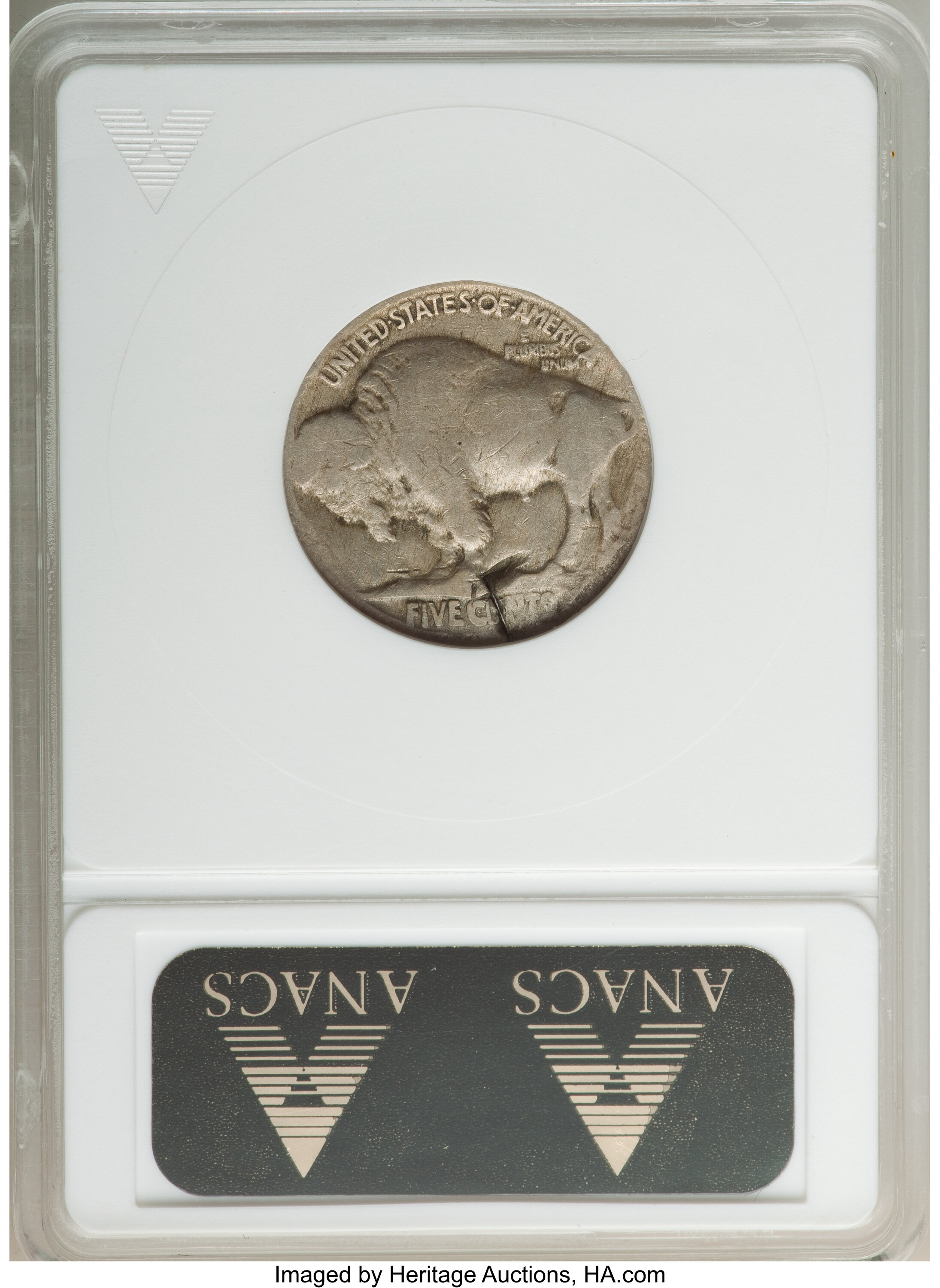 1929 5c F12 CAC thumbnail 2
