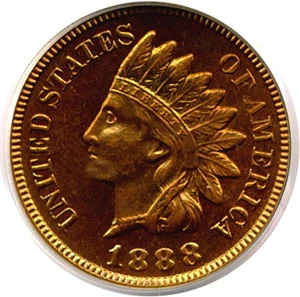 image for: 1888 1c PCGS/CAC Proof 65 RD