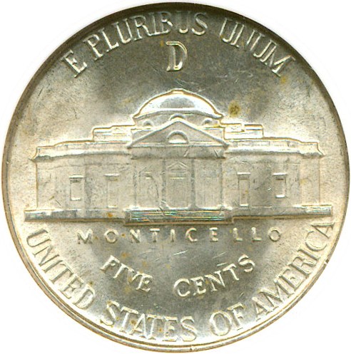 1945-D 5c Silver F15 thumbnail 17