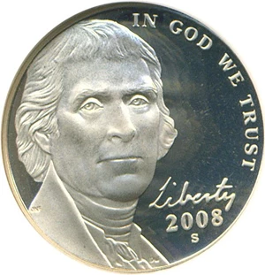 image for: 2008-S 5c NGC Proof 69 UCameo