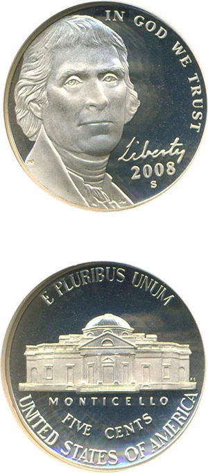 image for: 2008-S 5c NGC Proof 69 UCameo