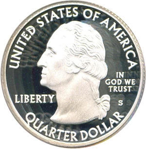 image for: 2009-S District of Columbia (Silver) 25c PCGS Proof 69 DCameo