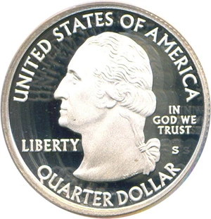 image for: 2009-S U.S. Virgin Islands (Silver) 25c PCGS Proof 69 DCameo