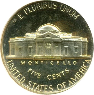 image for: 1968-S 5c NGC Proof 66 Cameo