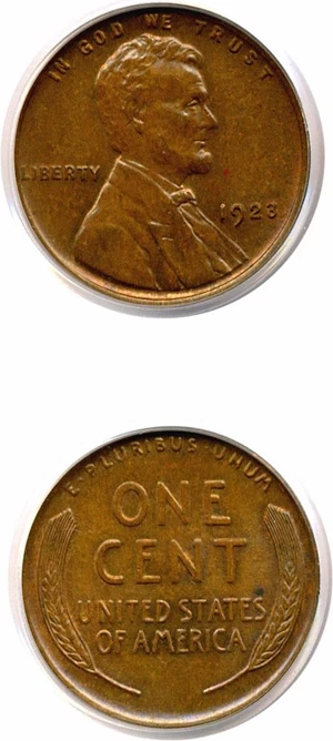 image for: 1923 1c PCGS MS64 BN