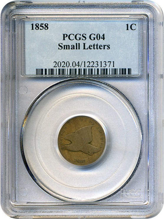 1858 1c Small Letters G4 thumbnail 3