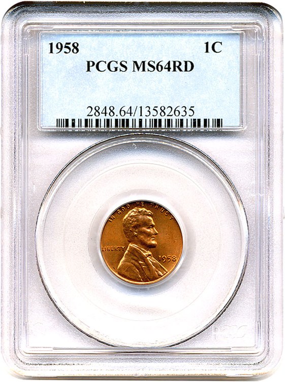 1958 1c MS RD MS64 RD thumbnail 15