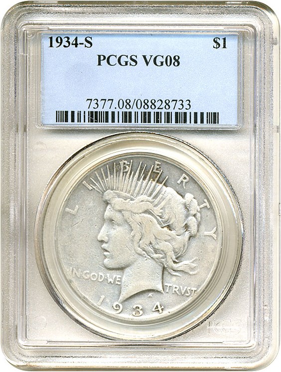1934-S $1 G6 CAC thumbnail 3