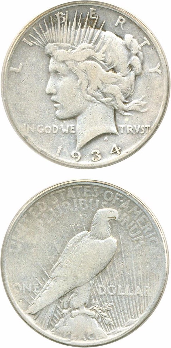 1934-S $1 G6 CAC thumbnail 4