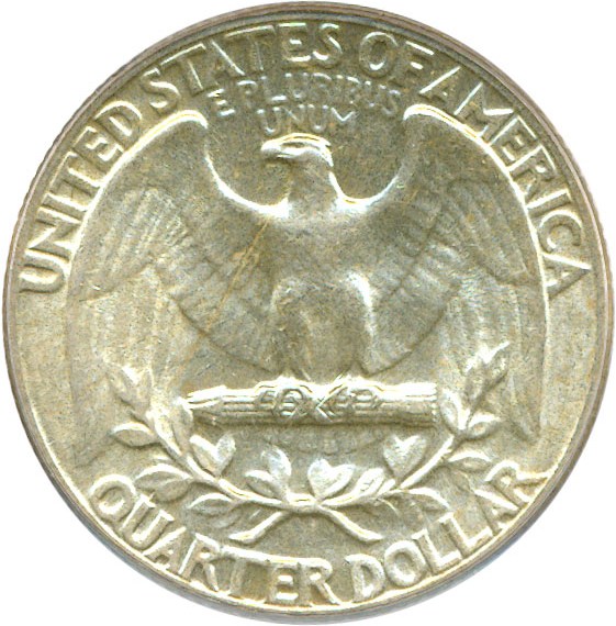 1949 25c AU50 thumbnail 2