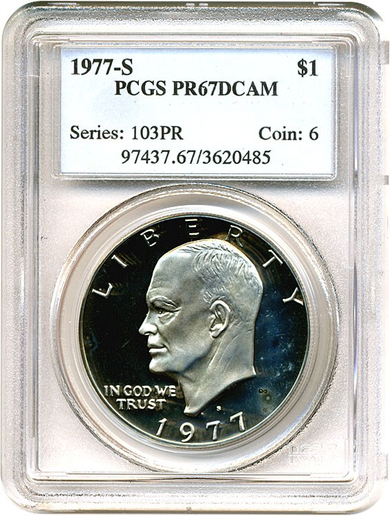 1977-S $1  Clad PR DCAM AU53 DCAM thumbnail 19
