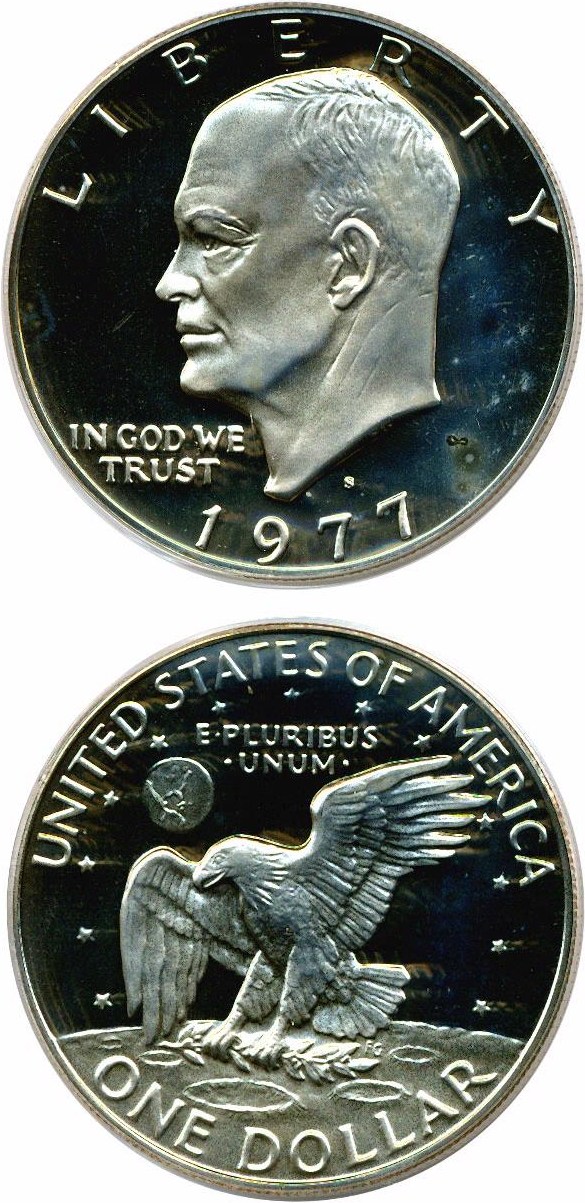1977-S $1  Clad PR DCAM AU53 DCAM thumbnail 20