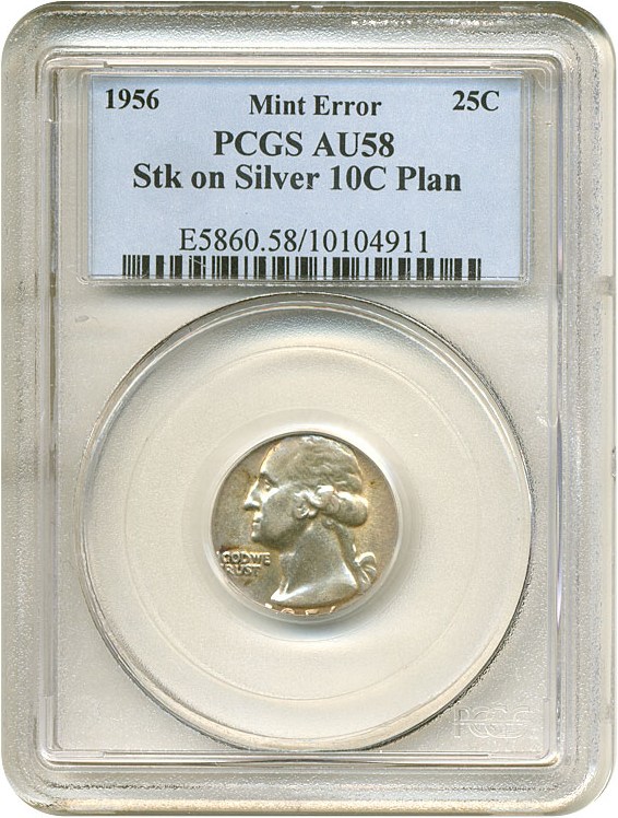 1956 25c AU58 thumbnail 5