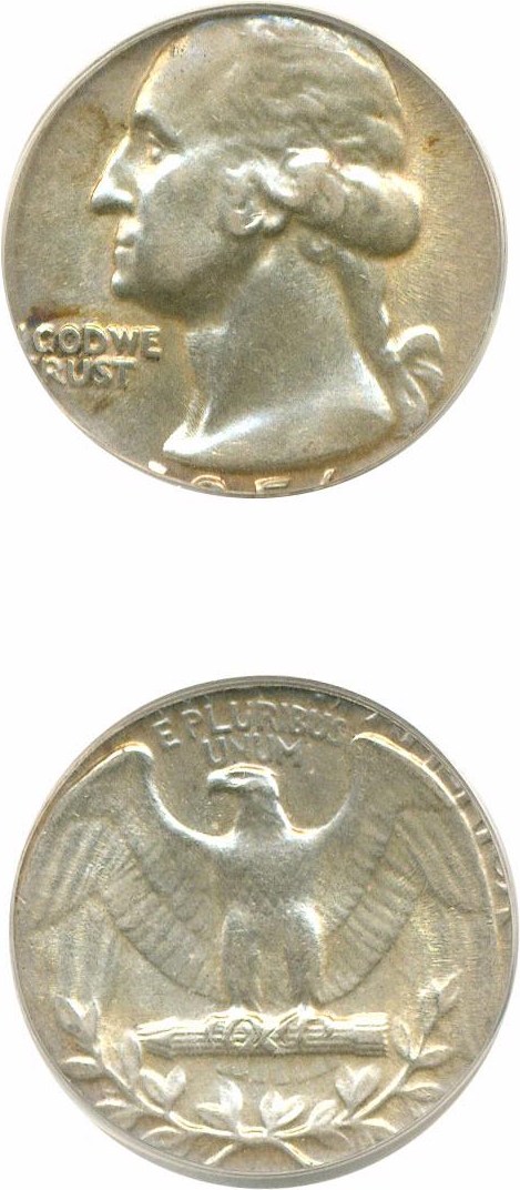 1956 25c AU58 thumbnail 6