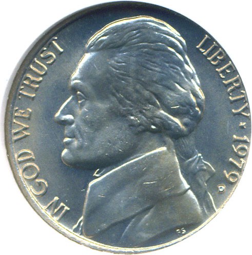 image for: 1979-D 5c  NGC MS66 