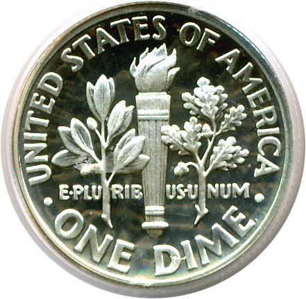 image for: 1993-S 10c Silver PCGS Proof 69 DCameo