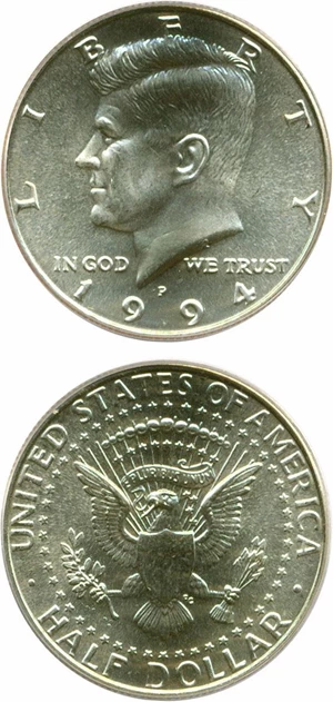 image for: 1994-P 50c PCGS MS66