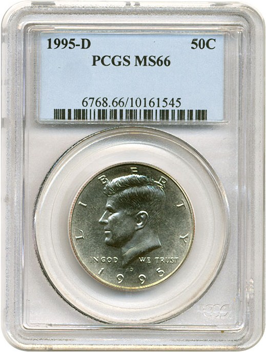 image for: 1995-D 50c  PCGS MS66 