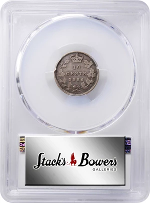 image for: CANADA. 10 Cents, 1886. London Mint. Victoria. PCGS VF-20.