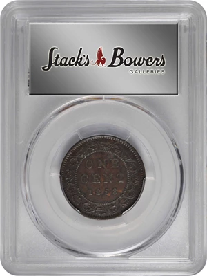 image for: CANADA. Cent, 1858. London Mint. Victoria. PCGS AU-53.