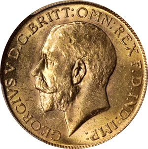 image for: CANADA. Sovereign, 1917-C. Ottawa Mint. George V. PCGS MS-62.