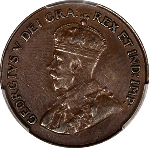 image for: CANADA. Cent, 1923. Ottawa Mint. George V. PCGS AU-50.