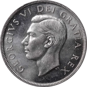 image for: CANADA. Dollar, 1950. Ottawa Mint. George VI. PCGS MS-65.