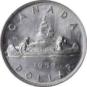 image for: CANADA. Dollar, 1950. Ottawa Mint. George VI. PCGS MS-65.