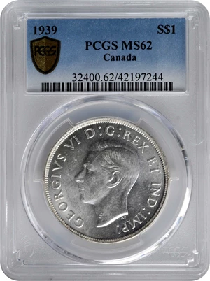 image for: CANADA. Trio of Dollars (3 Pieces), 1938-47. Ottawa Mint. George VI. All PCGS Certified.
