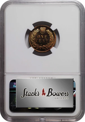 image for: 1874 Indian Cent. Proof-65 RB Cameo (NGC). CAC.